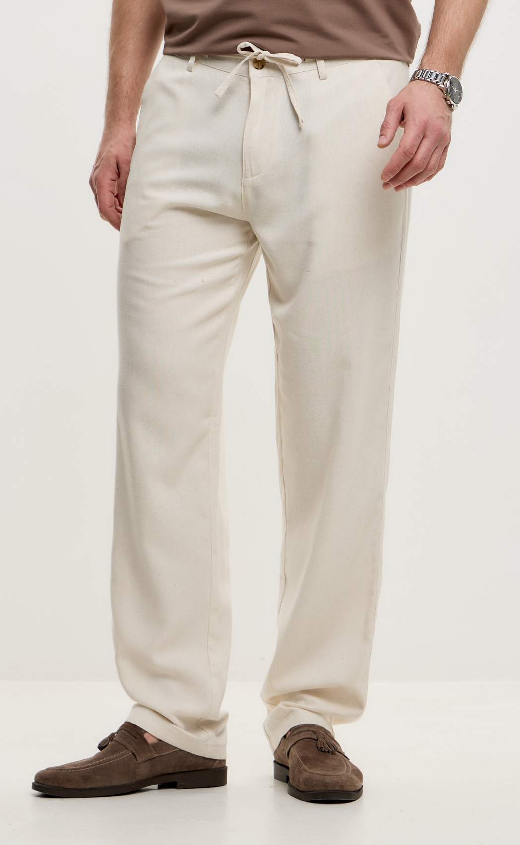 Брюки лен F511-0855Rus natural linen