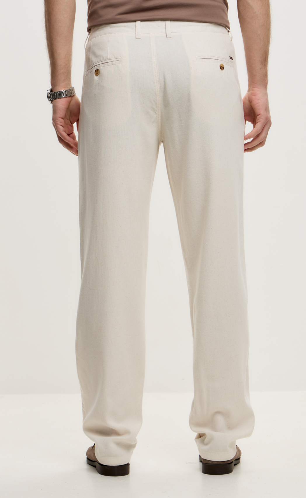 Брюки лен F511-0855Rus natural linen
