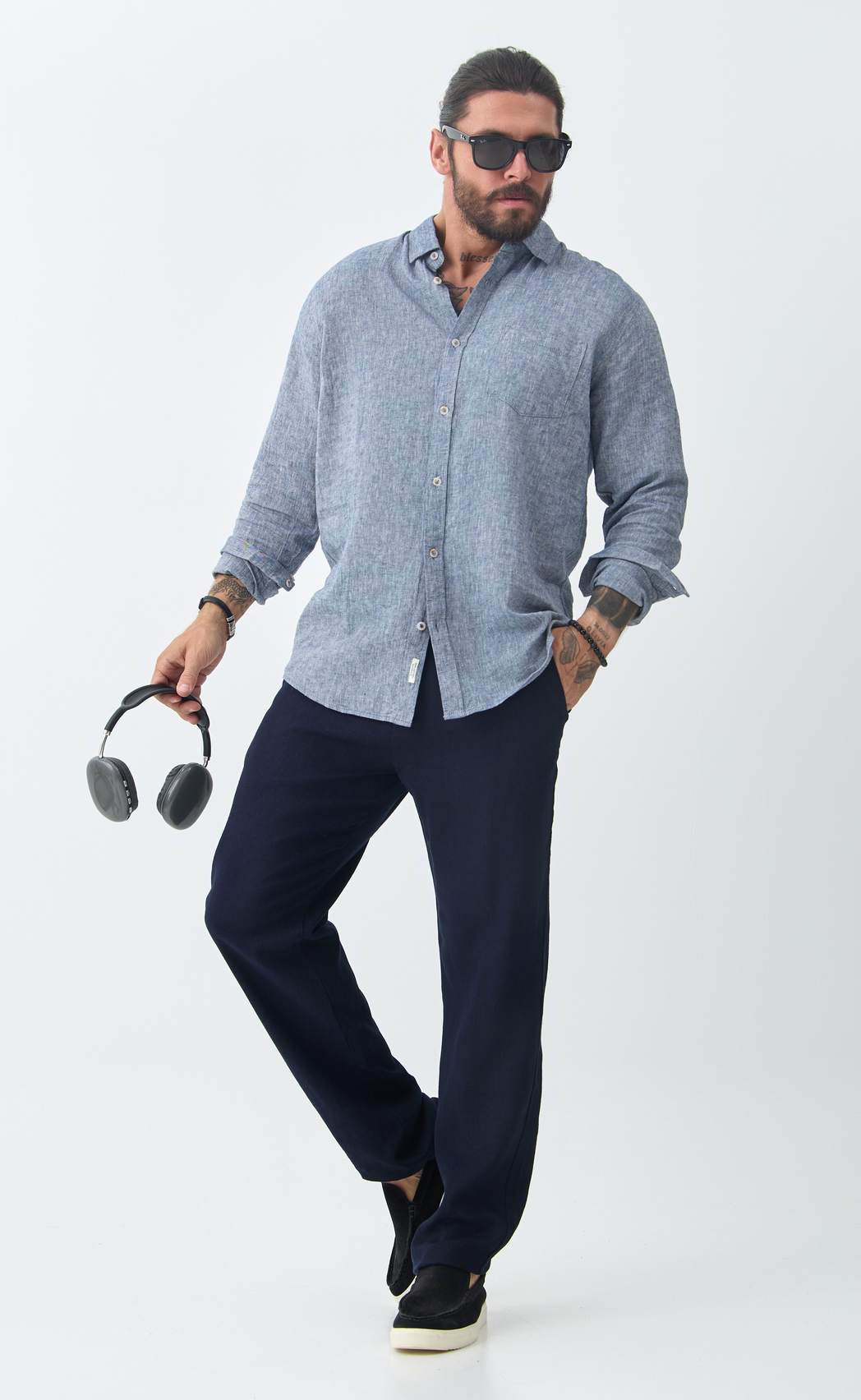 Брюки F511-0891 navy