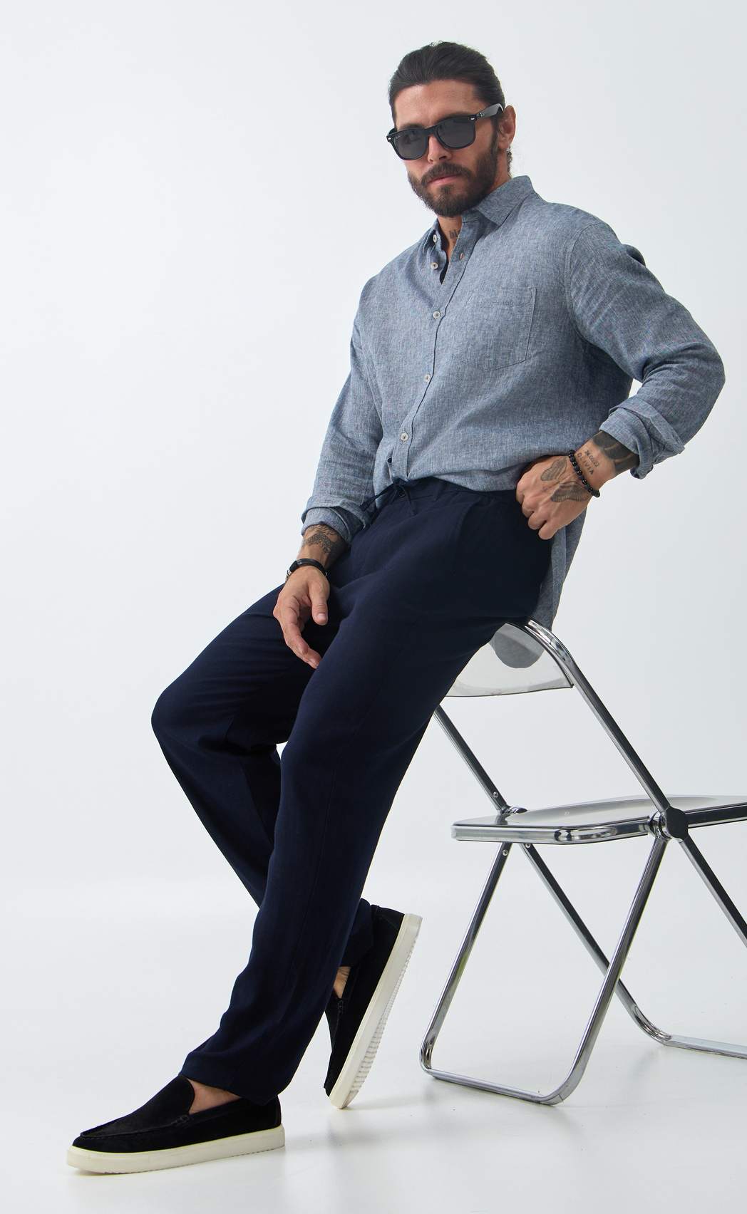 Брюки F511-0891 navy