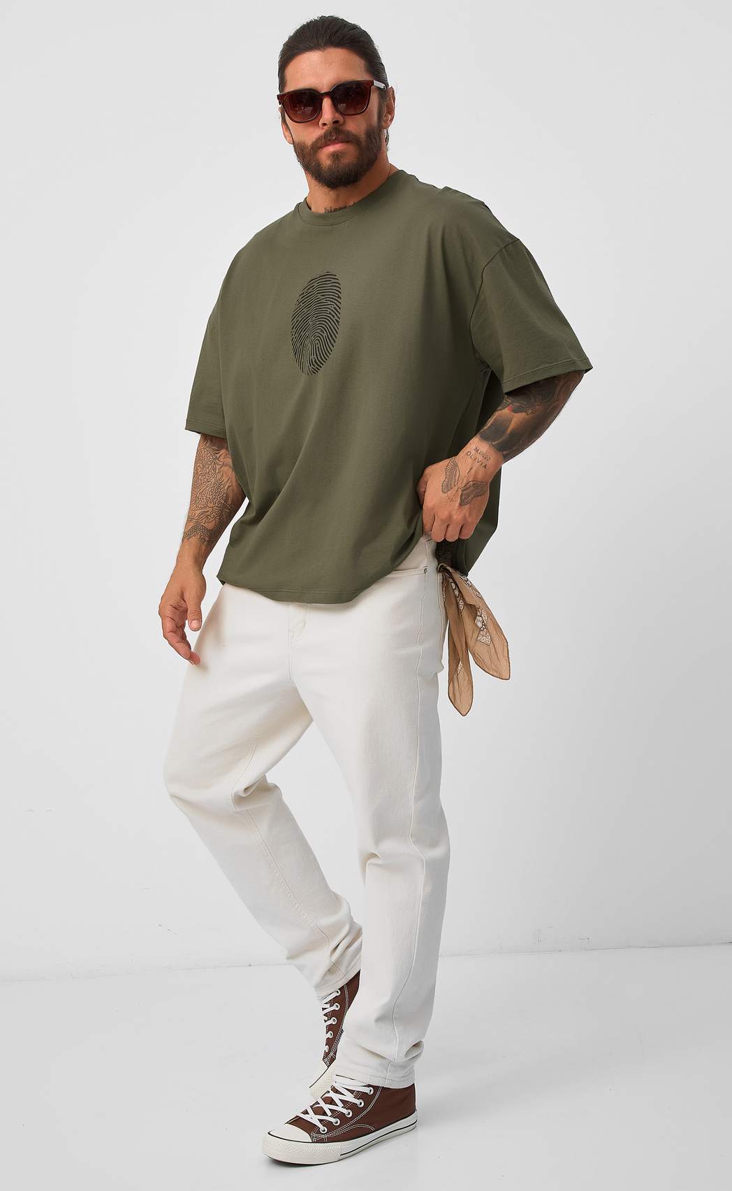 Футболка F521-067-900 khaki