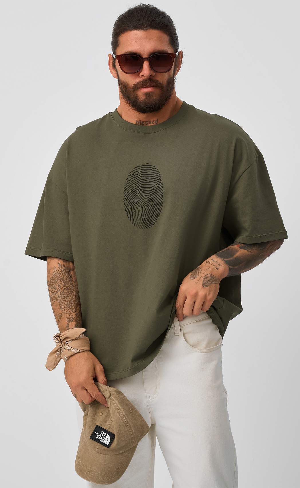 Футболка F521-067-900 khaki