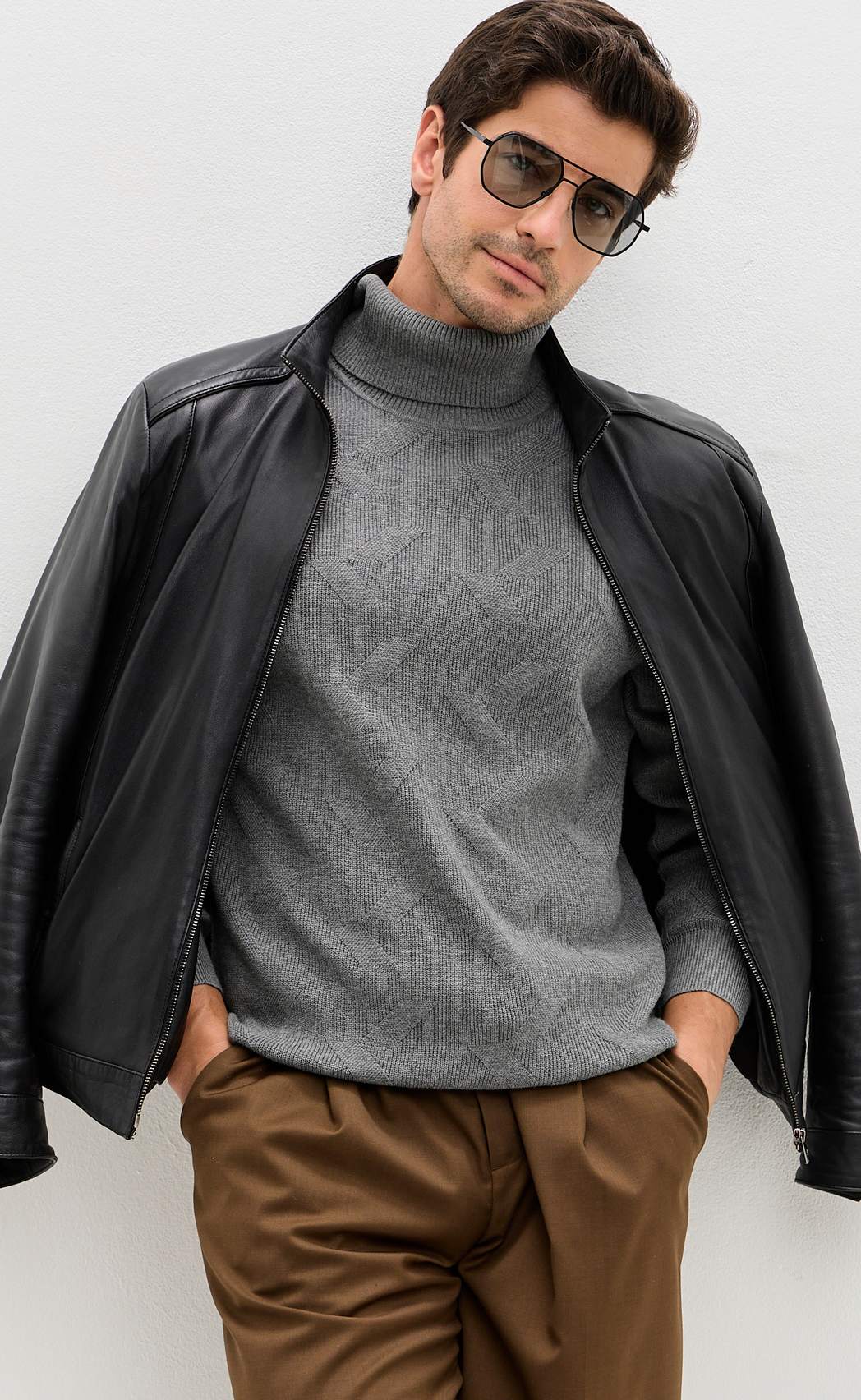 Джемпер F521-1575 grey melange