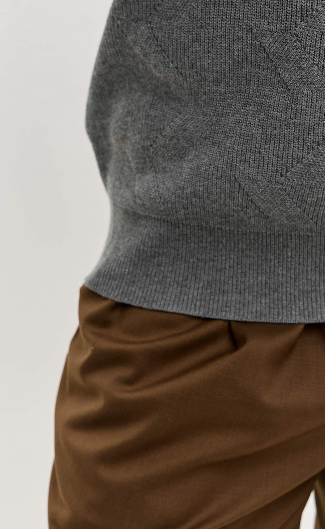 Джемпер F521-1575 grey melange