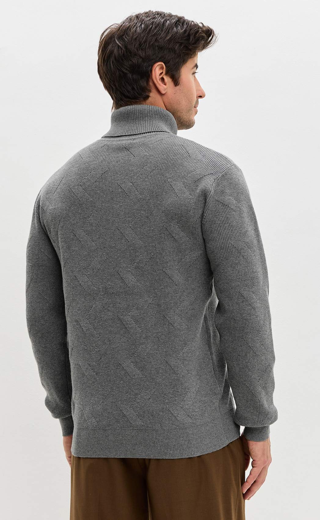 Джемпер F521-1575 grey melange