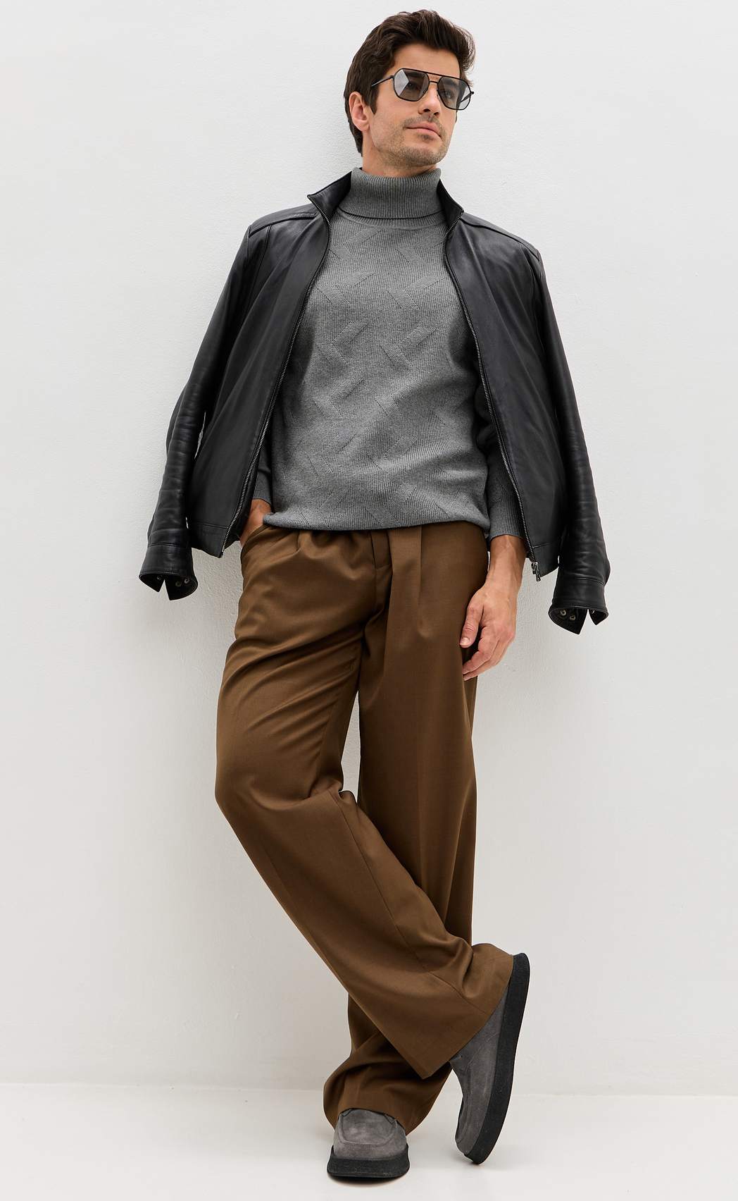 Джемпер F521-1575 grey melange