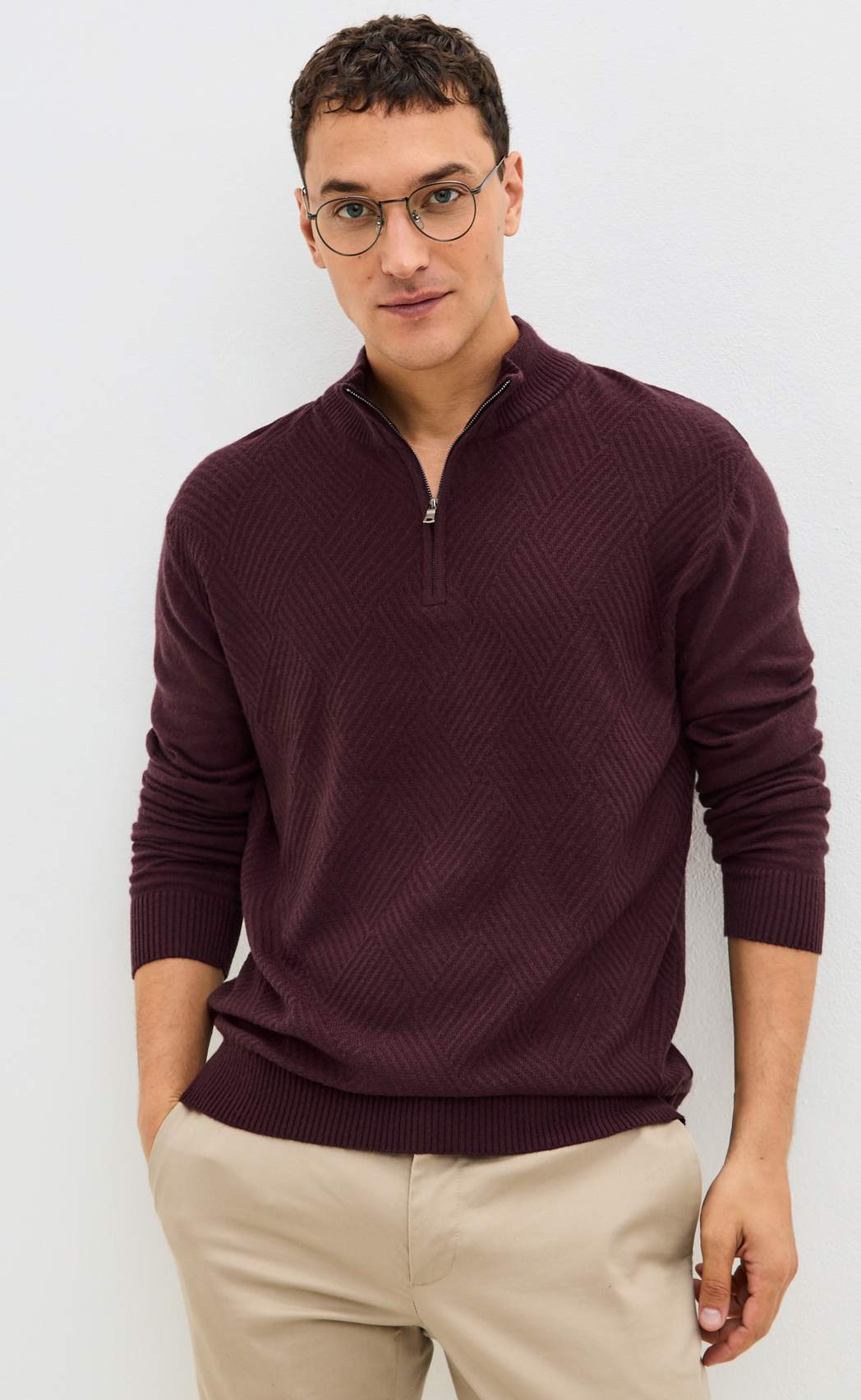 Джемпер F421-1570 bordo