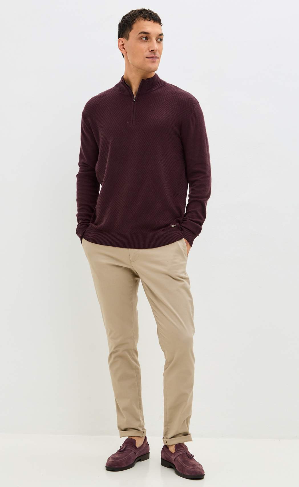 Джемпер F421-1570 bordo