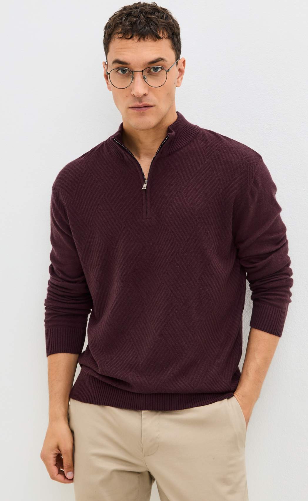 Джемпер F421-1570 bordo