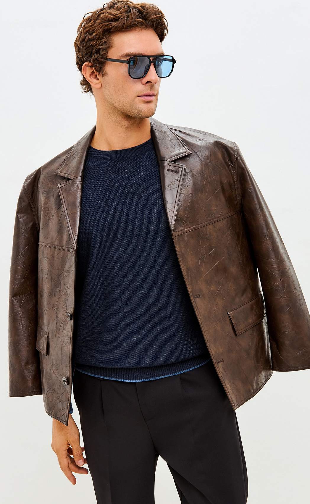 Джемпер F521-1566 d.blue