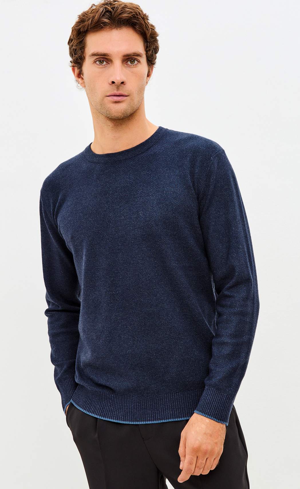 Джемпер F521-1566 d.blue