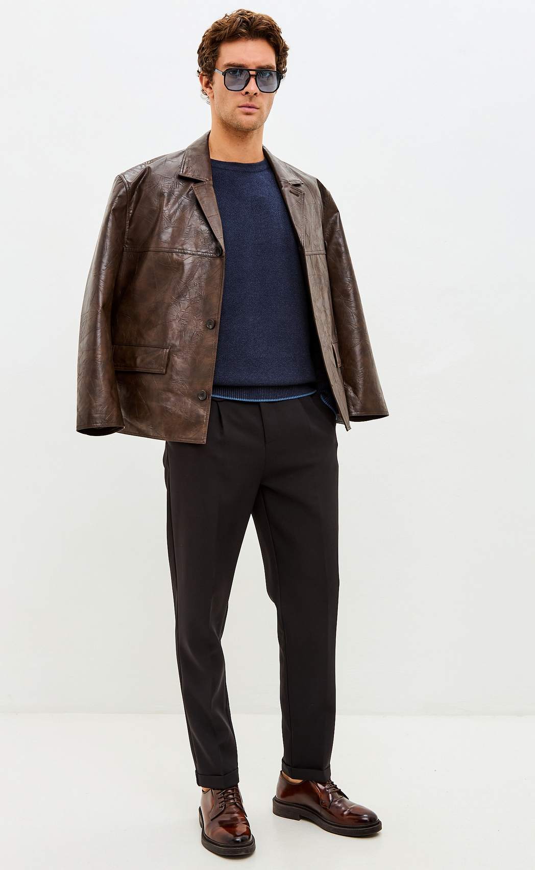 Джемпер F521-1566 d.blue