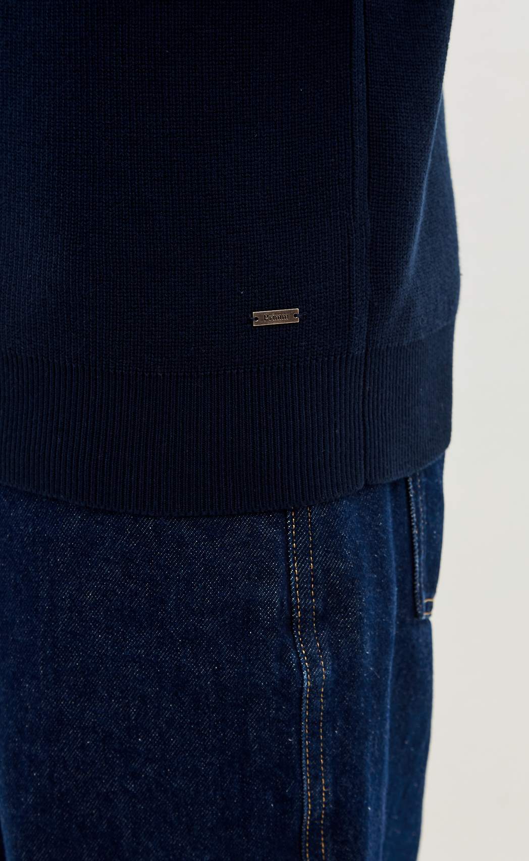 Свитер P521-1568 d.blue