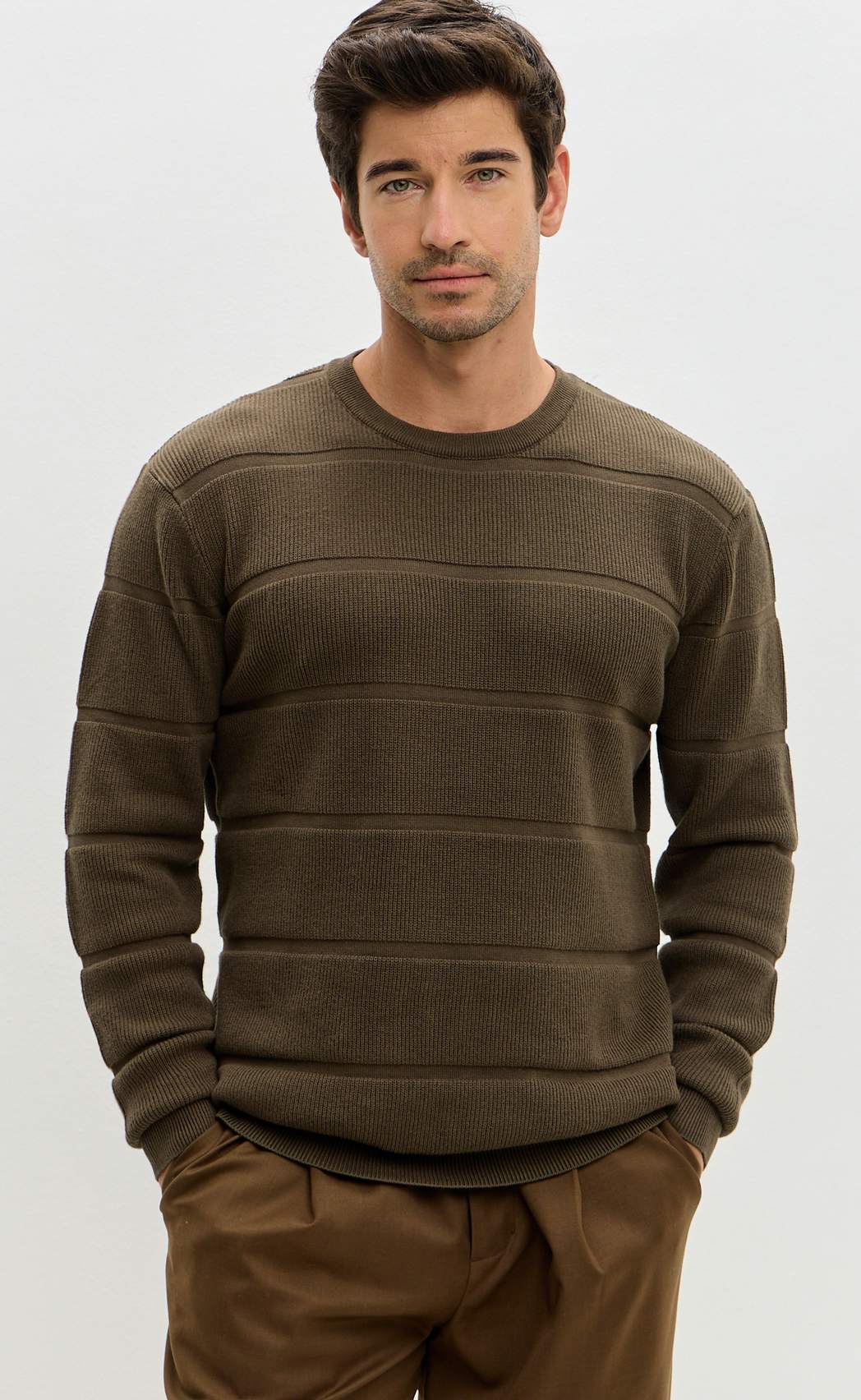 Джемпер P521-1571 d.beige