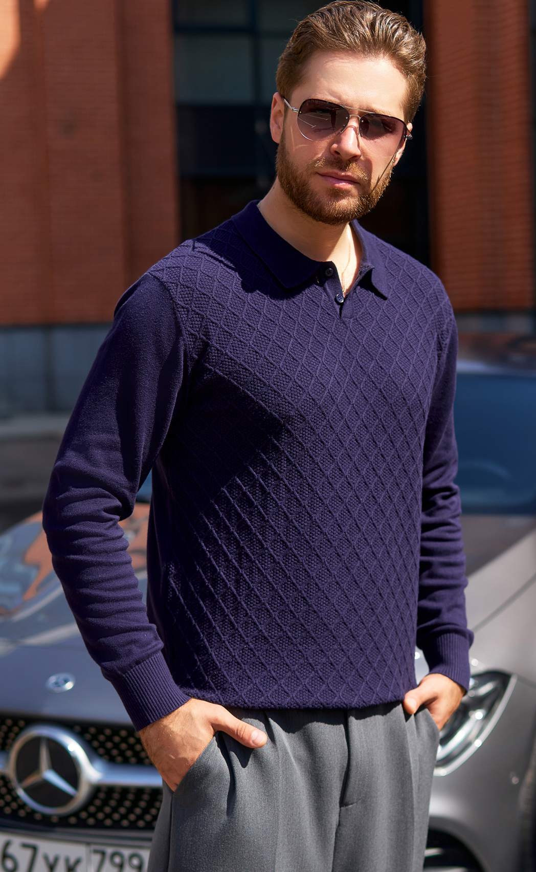 Джемпер P521-1510 d.blue