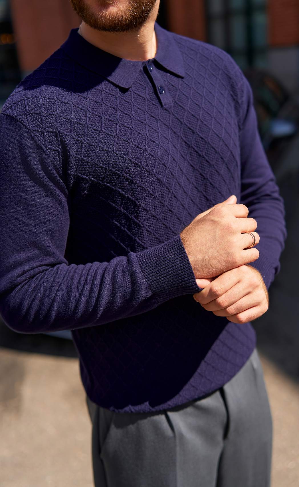 Джемпер P521-1510 d.blue