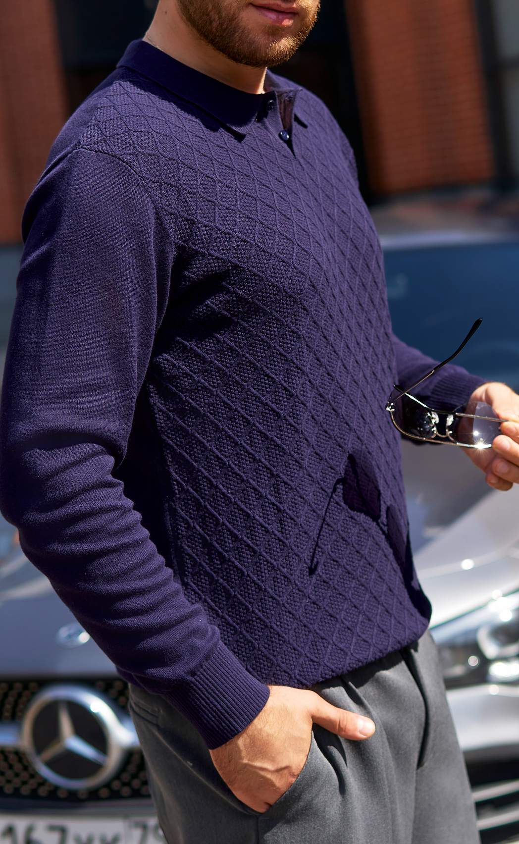 Джемпер P521-1510 d.blue