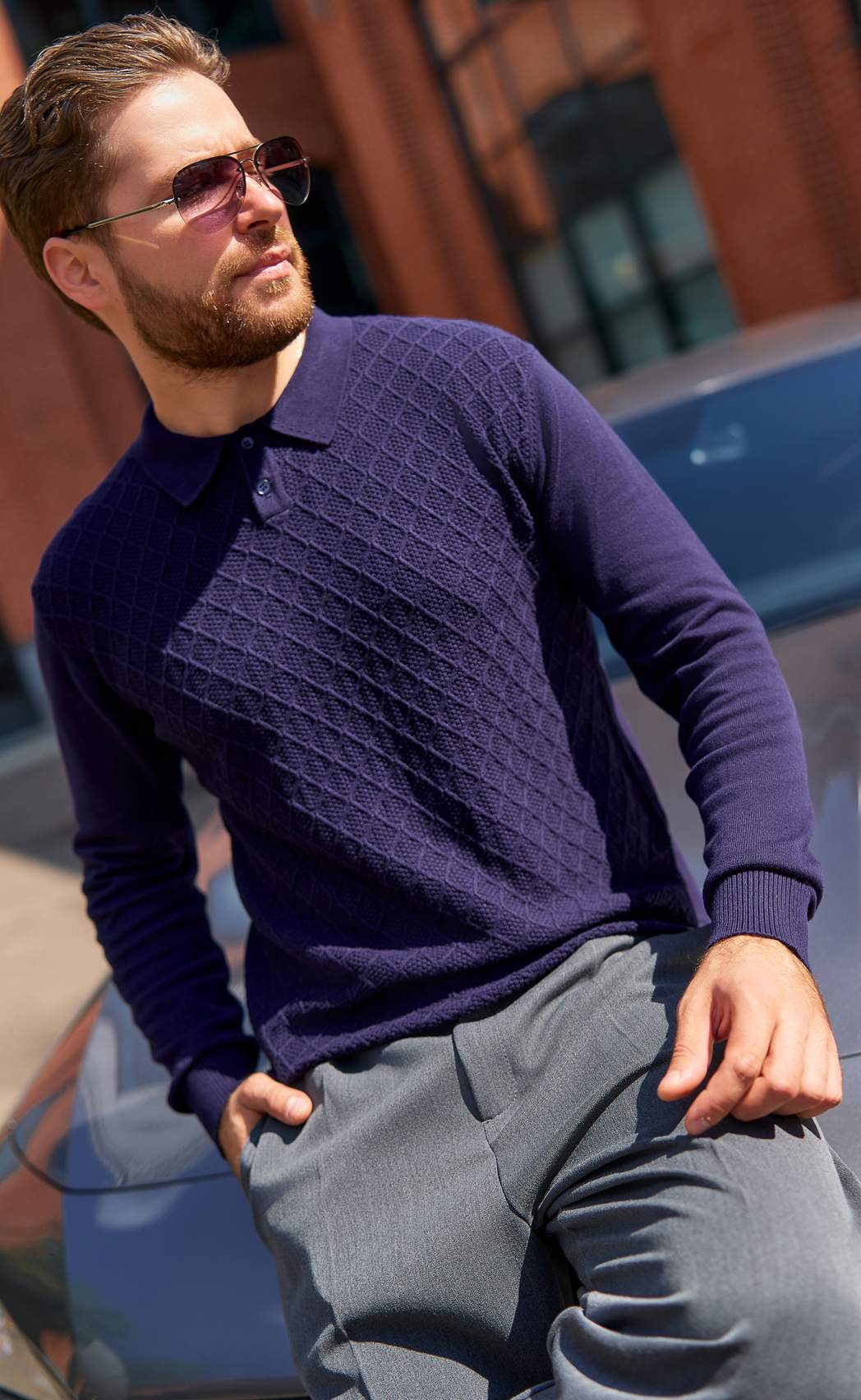 Джемпер P521-1510 d.blue