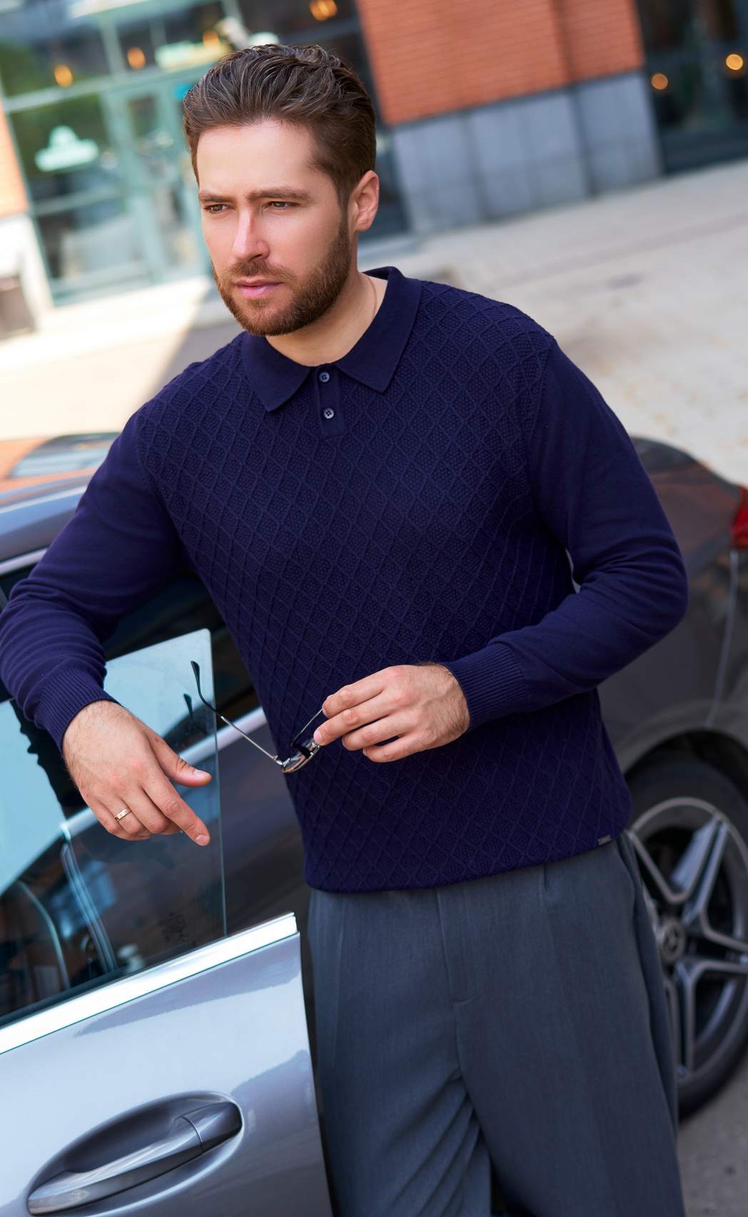 Джемпер P521-1510 d.blue