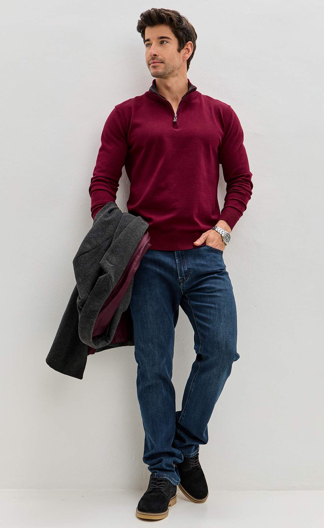 Джемпер P521-1573 bordo