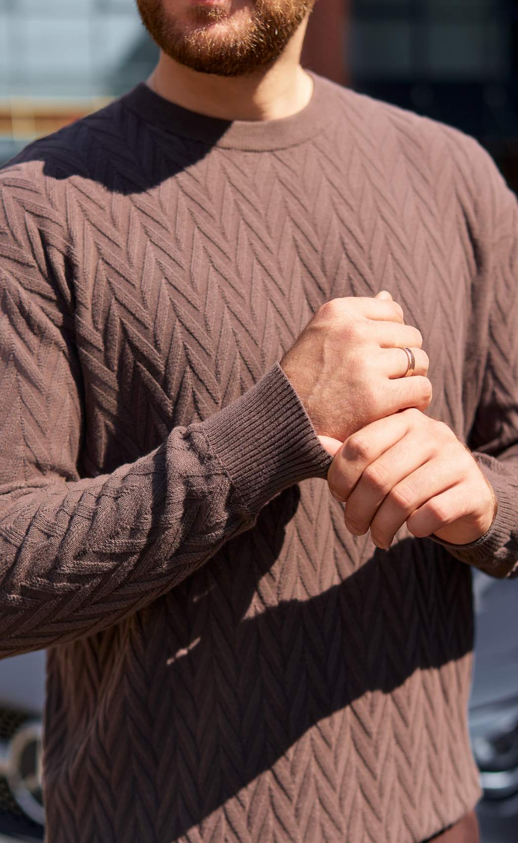 Джемпер F521-1531 brown