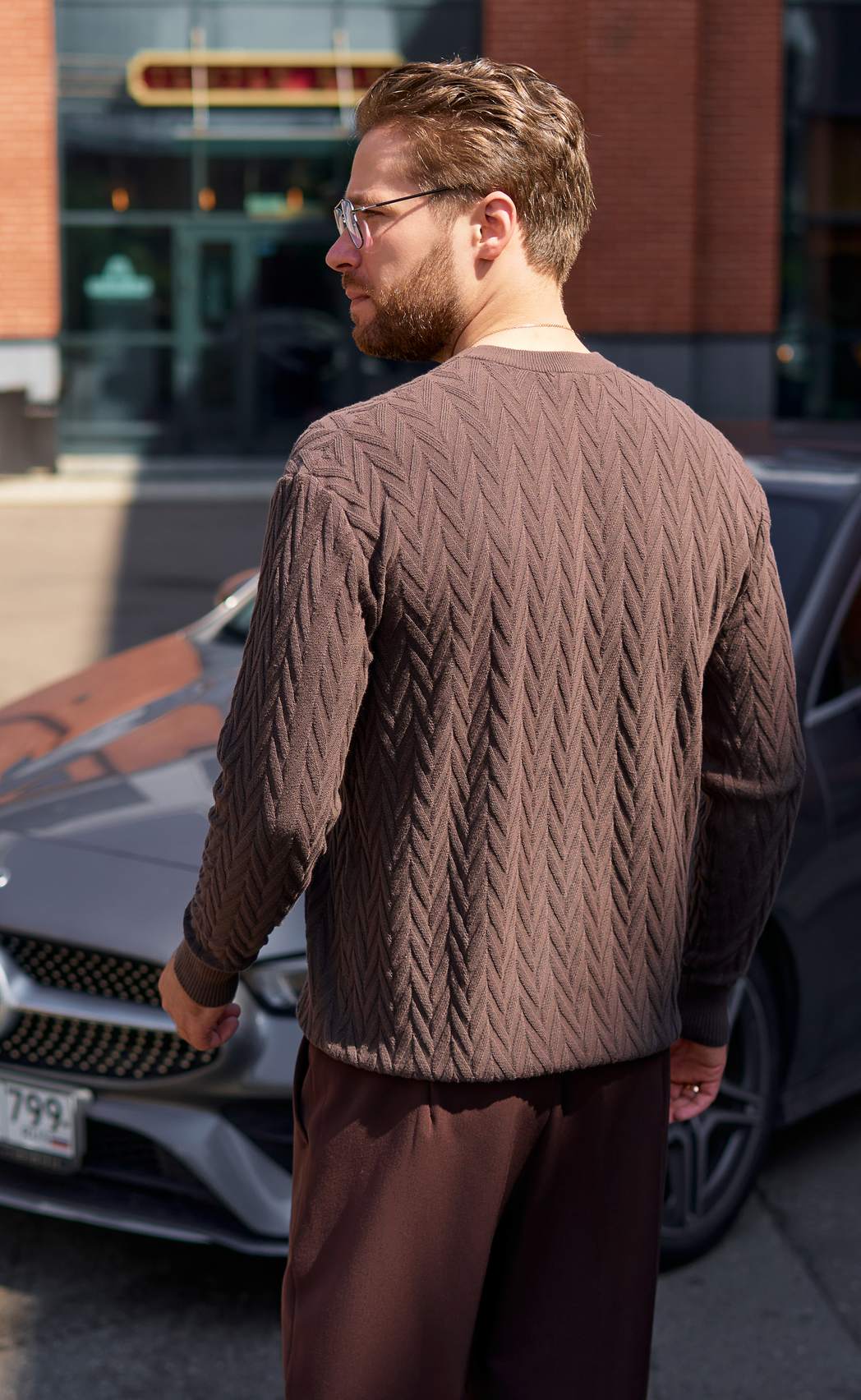 Джемпер F521-1531 brown