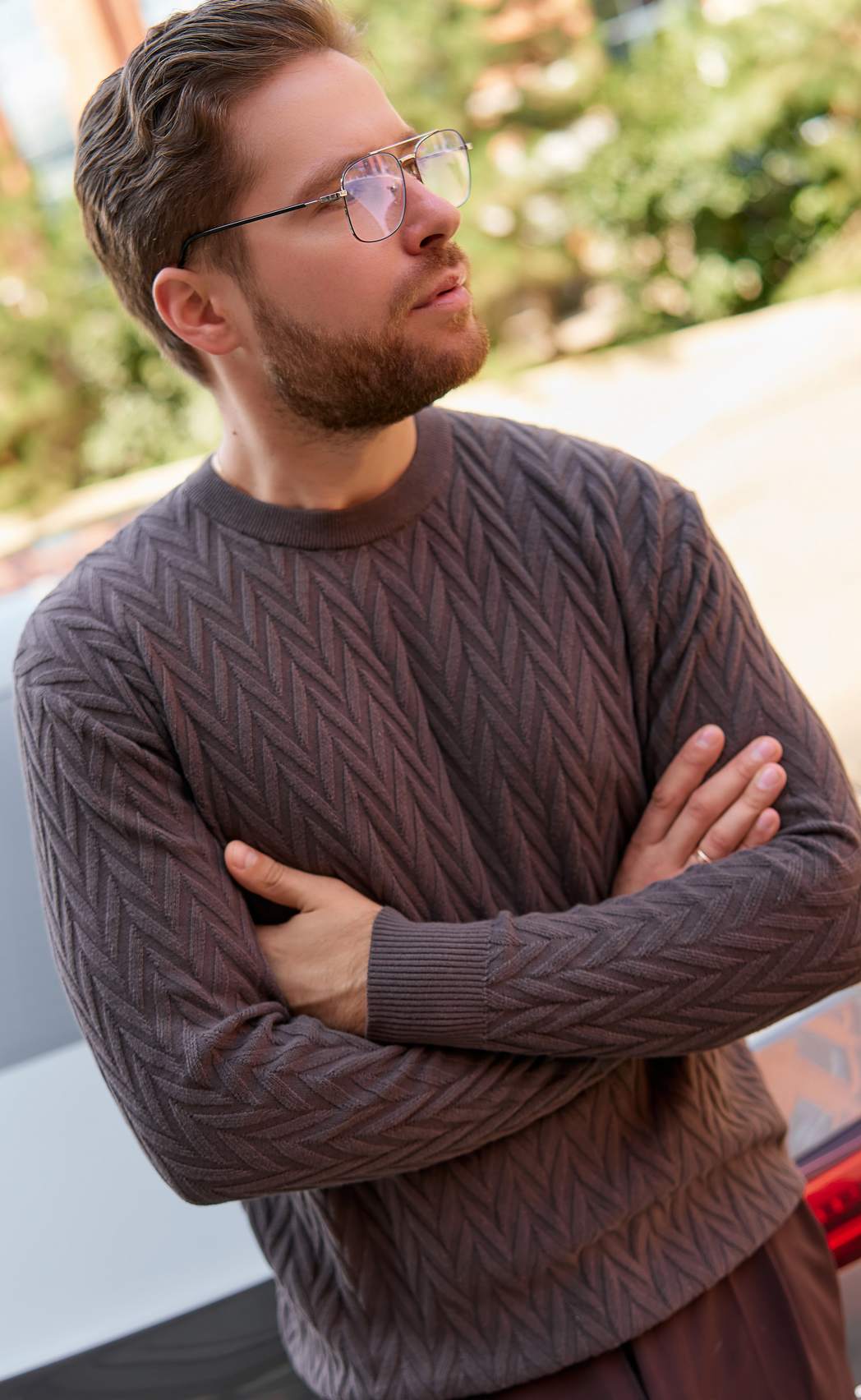 Джемпер F521-1531 brown