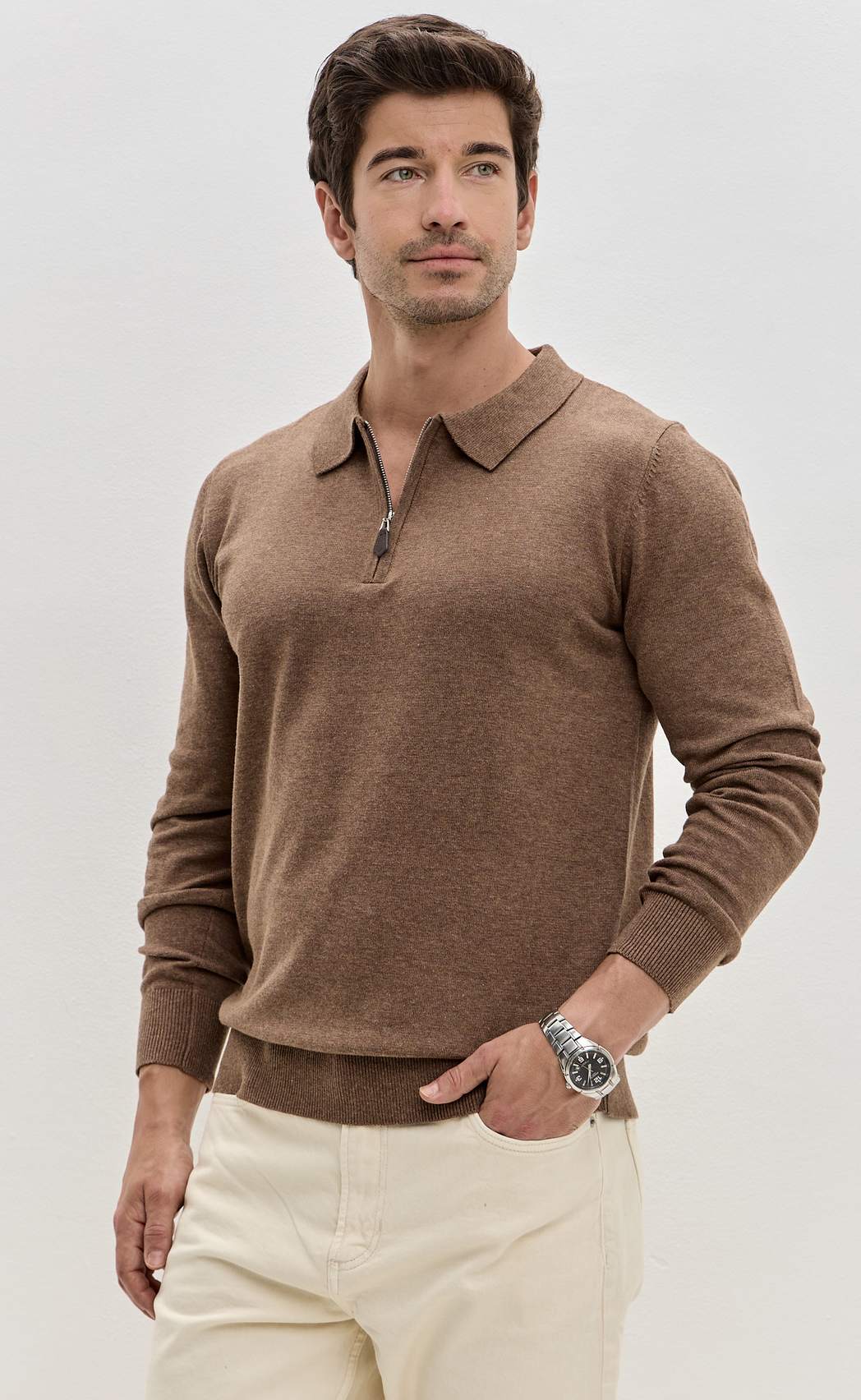 Джемпер F521-15173 brown