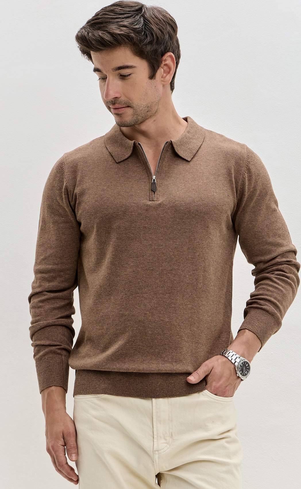 Джемпер F521-15173 brown