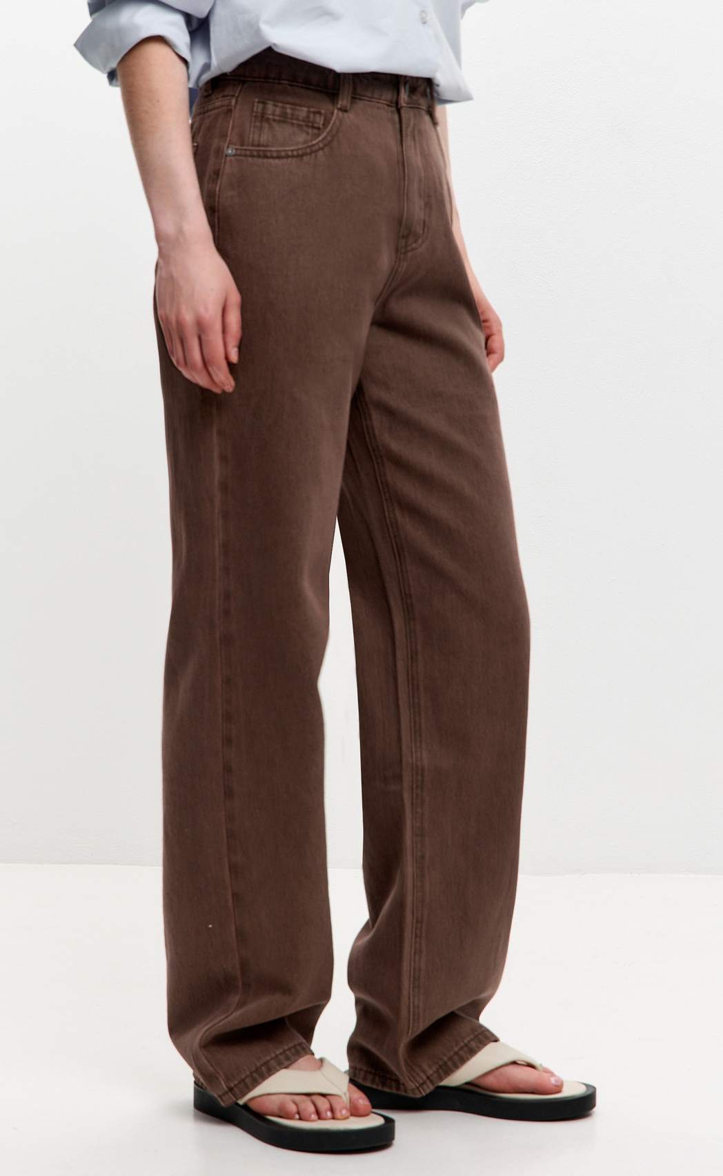 Джинсы жен. P222-0134-1 brown