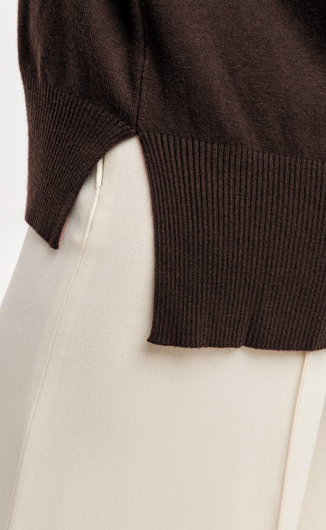 Водолазка F122-1507Rus d.brown