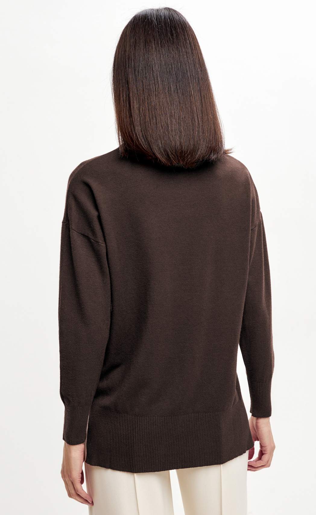 Водолазка F122-1507Rus d.brown