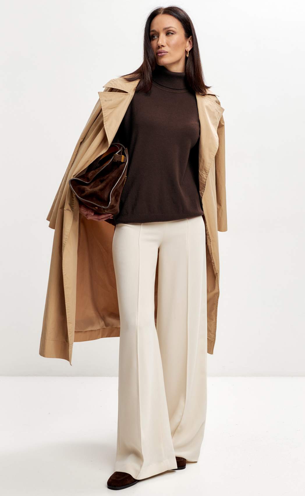 Водолазка F122-1507Rus d.brown