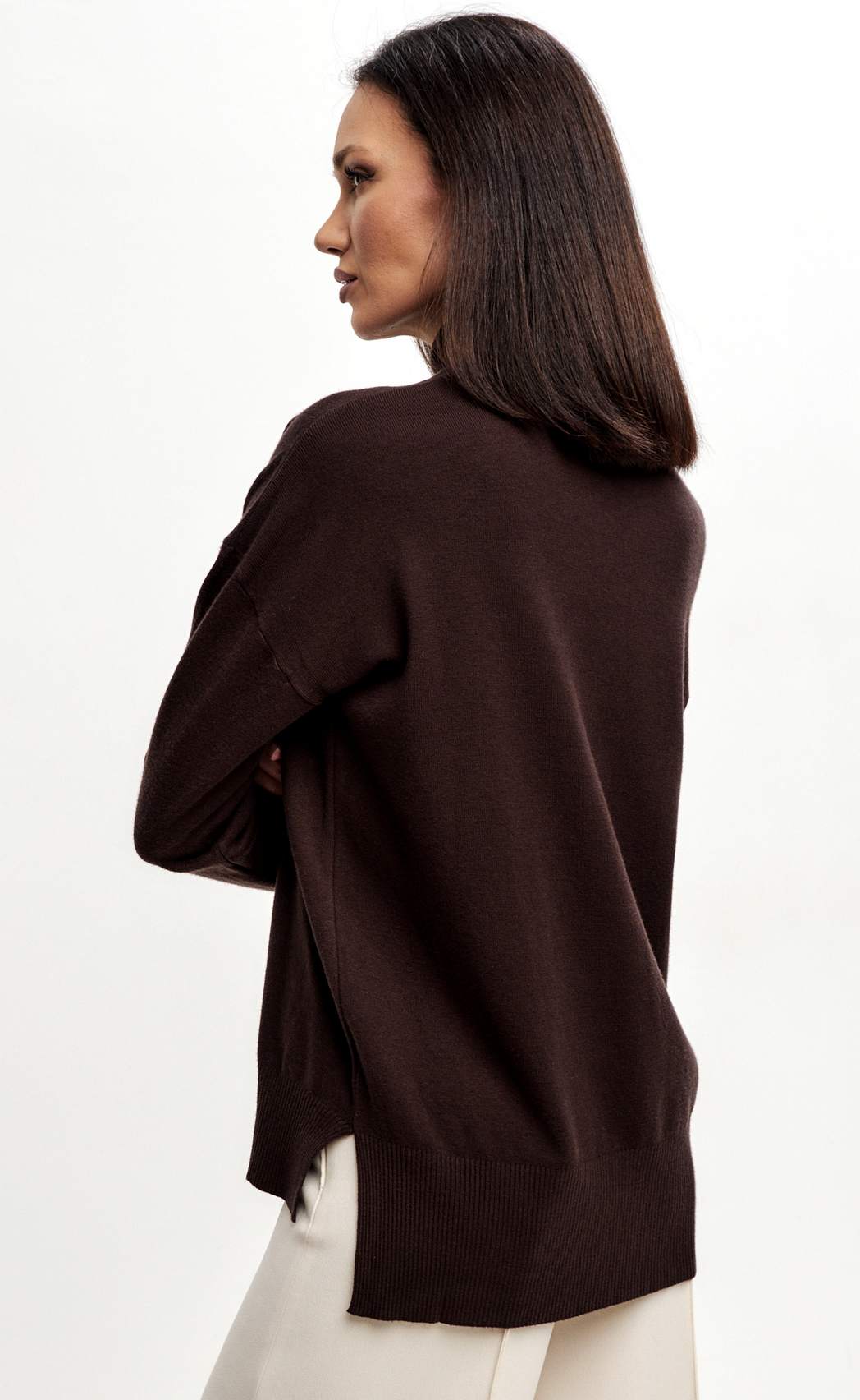 Водолазка F122-1507Rus d.brown