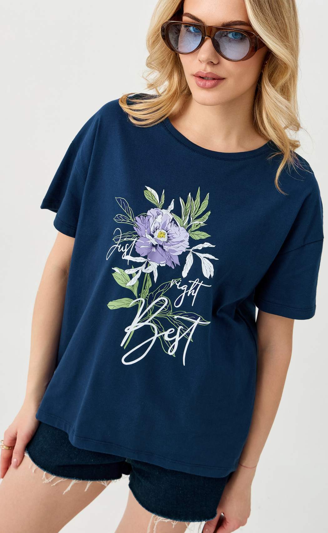 Футболка P612-06-909 d.blue