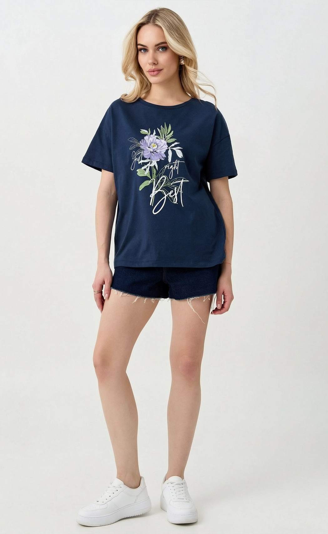 Футболка P612-06-909 d.blue