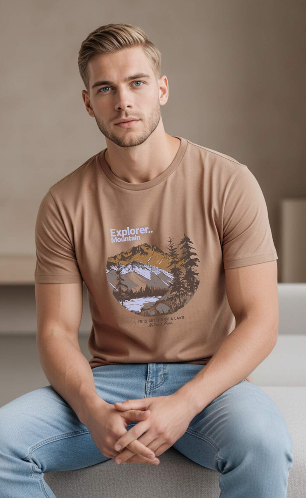 Футболка F611-06-932 brown