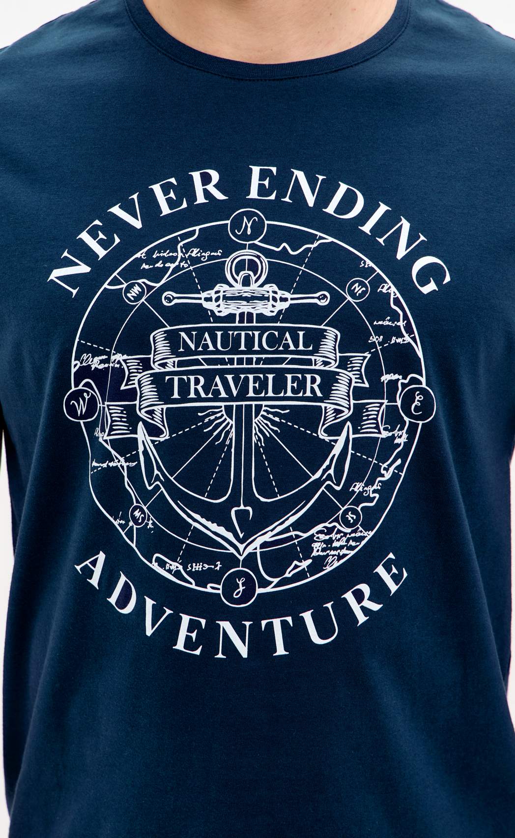 Футболка P611-06-928 d.blue