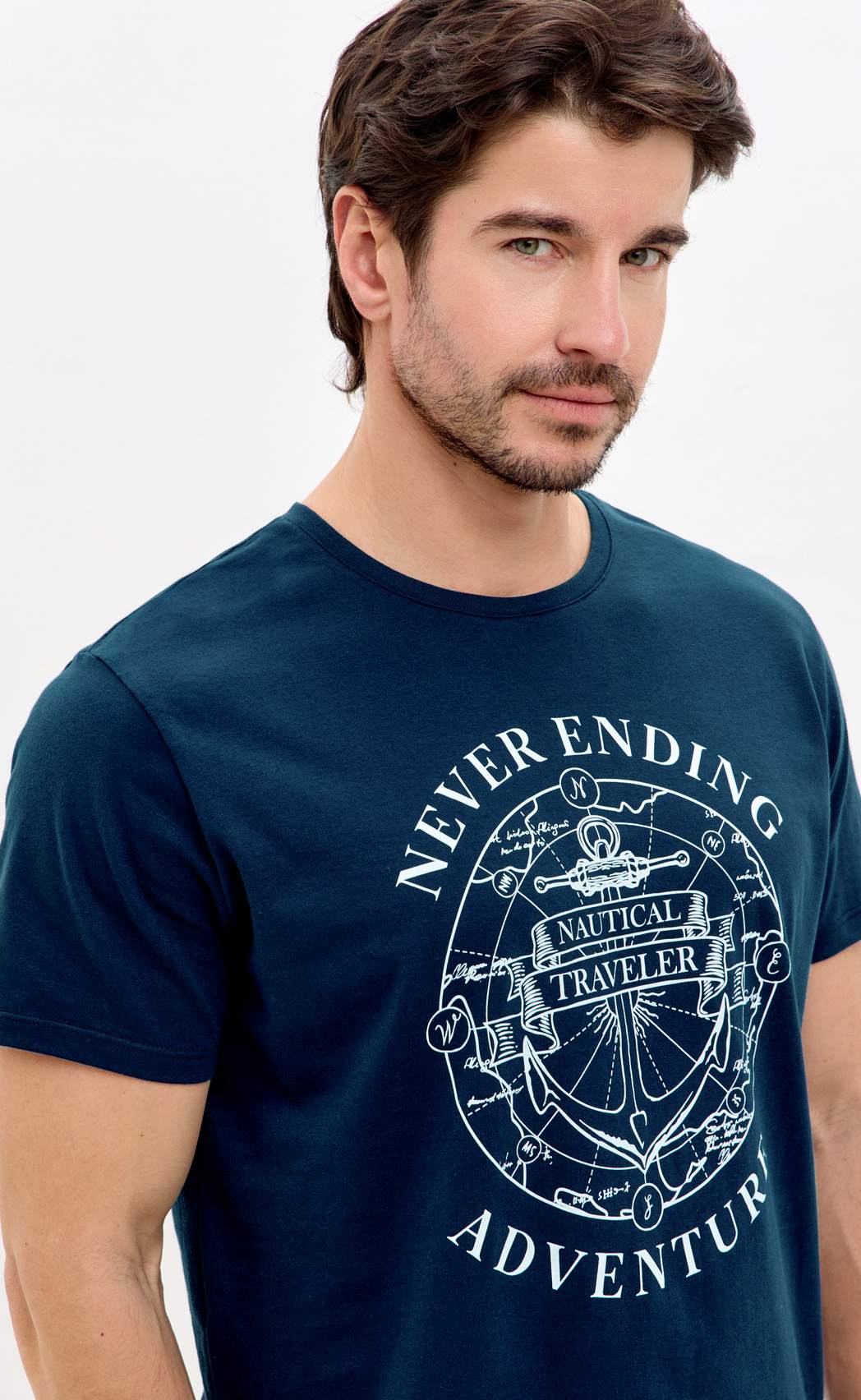 Футболка P611-06-928 d.blue