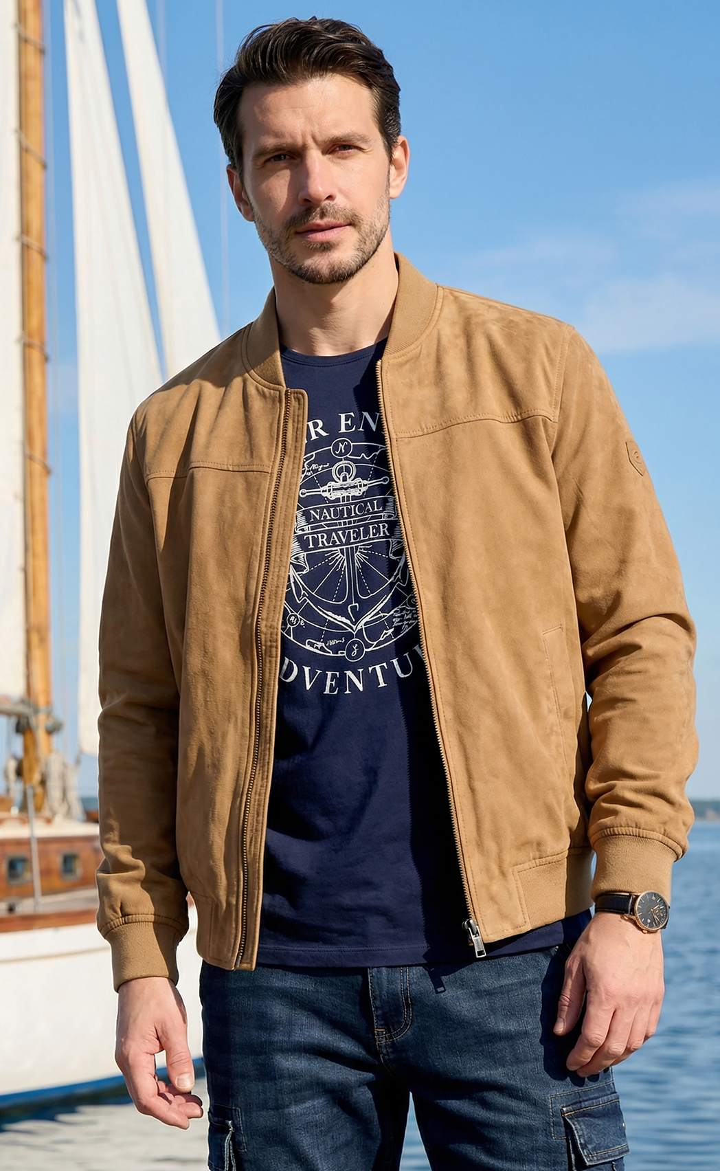 Футболка P611-06-928 d.blue