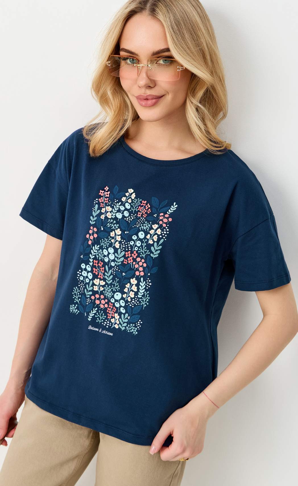 Футболка P612-06-908 d.blue