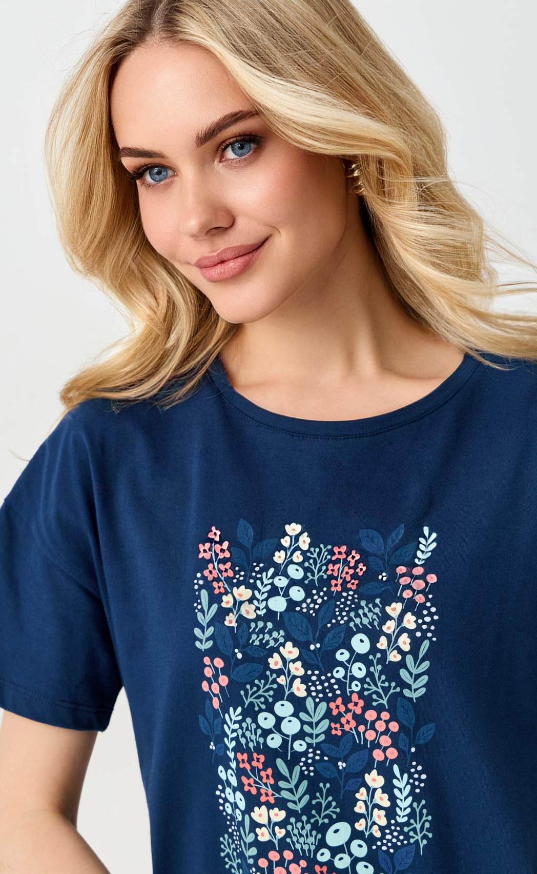 Футболка P612-06-908 d.blue