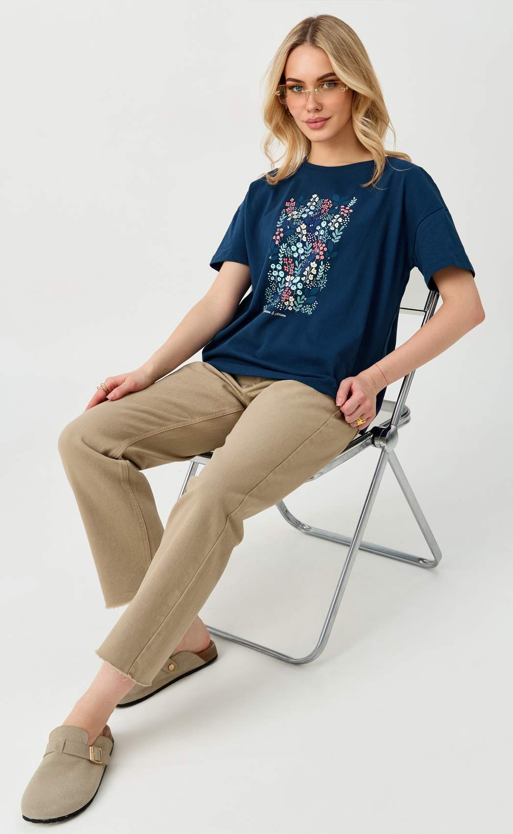 Футболка P612-06-908 d.blue