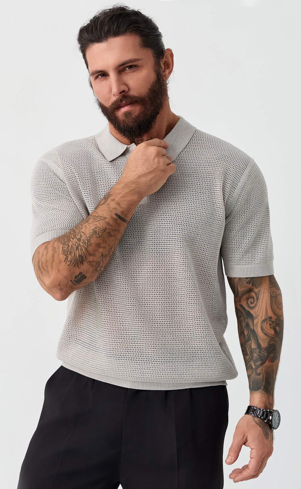 Поло муж F611-1533 l.beige