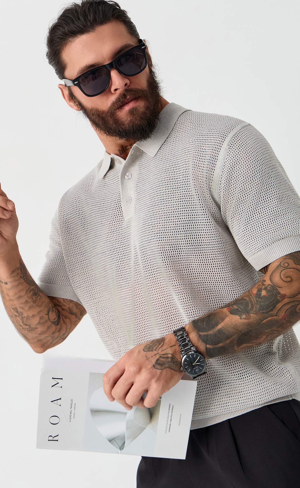 Поло муж F611-1533 l.beige