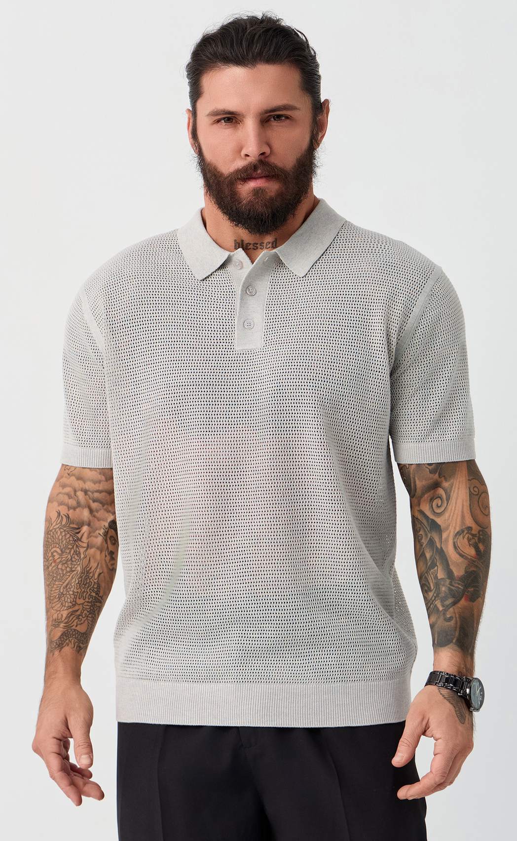 Поло муж F611-1533 l.beige