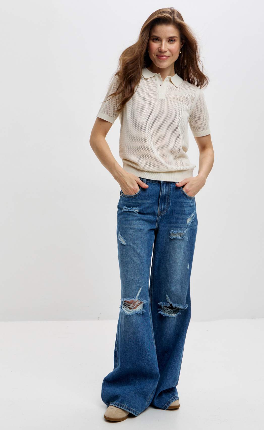 Поло жен F612-1583 l.beige