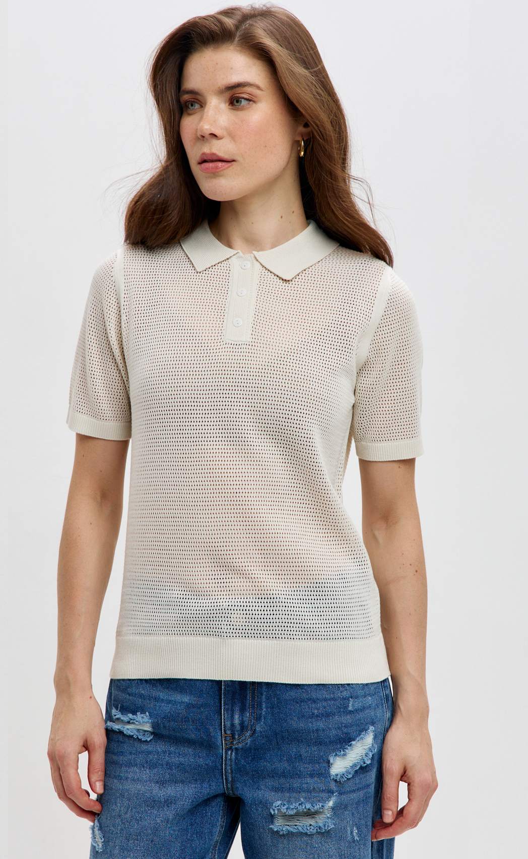 Поло жен F612-1583 l.beige