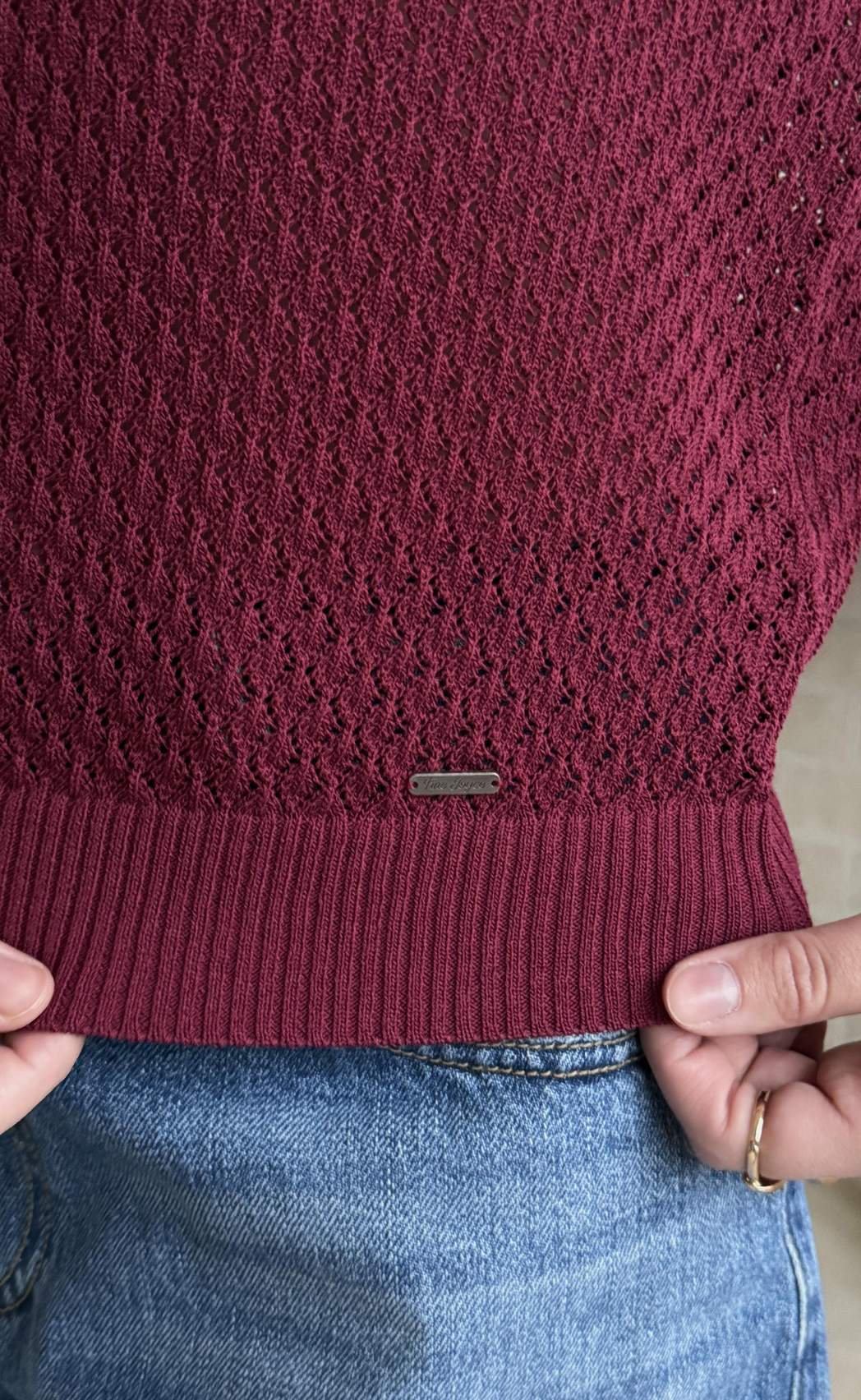 Поло жен F612-1582 bordo