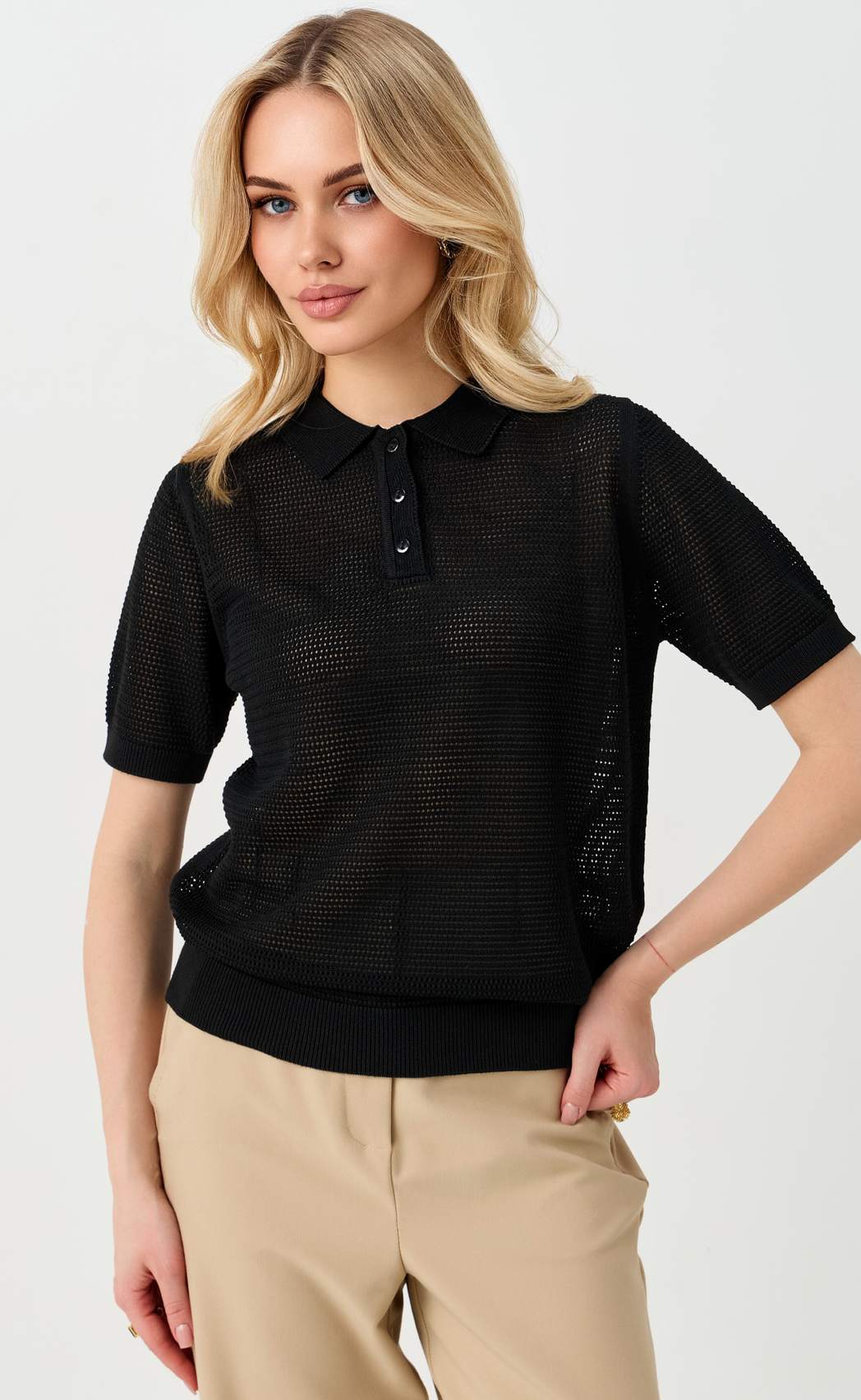 Поло жен F612-1583 black